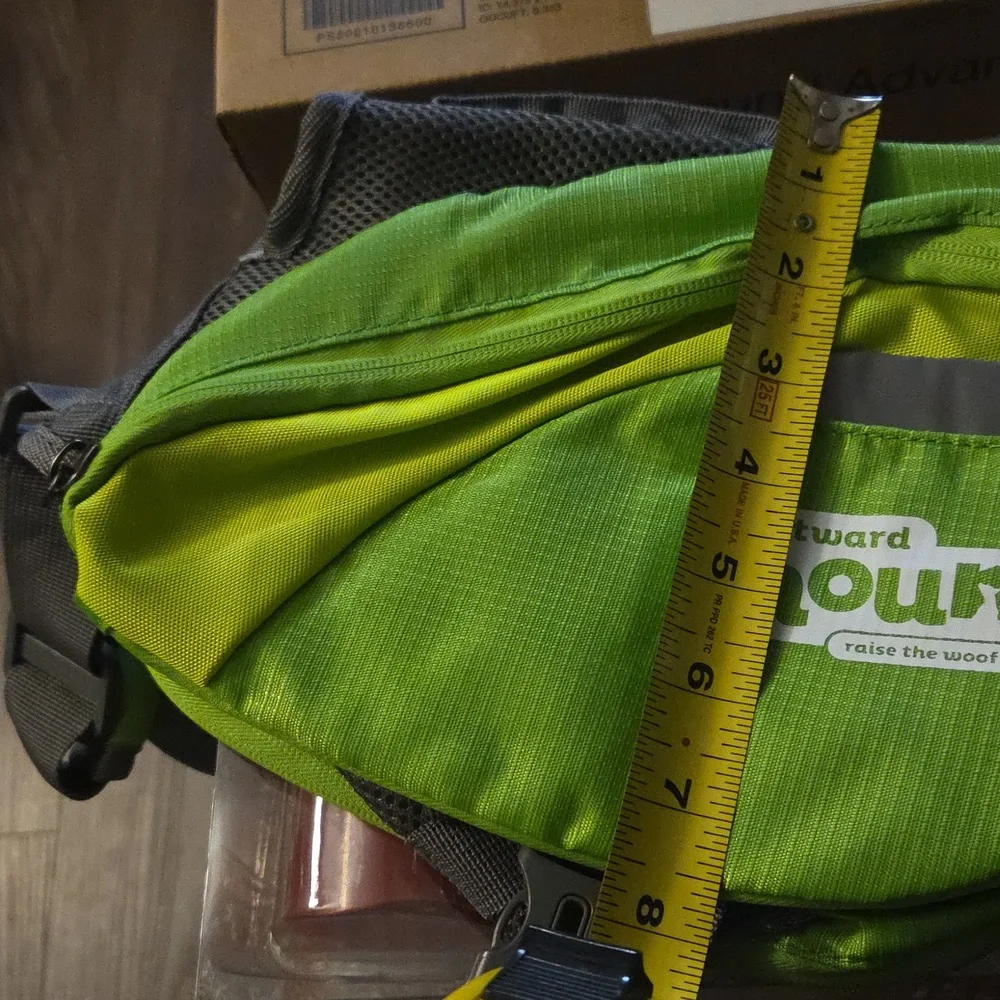 Outward Hound Green Dog Backpack